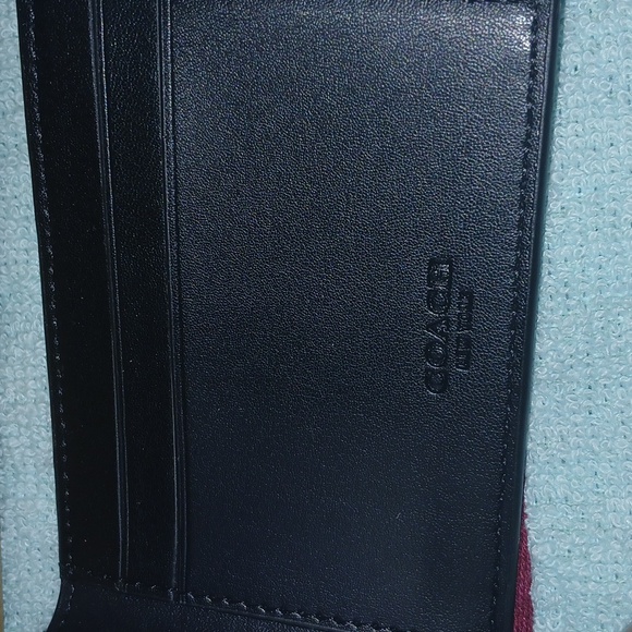 Coach Wolf Wallet Leather Keychain Set - Picture 5 of 13